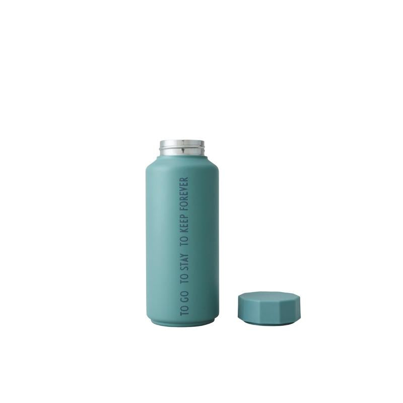 Design Letters thermo fles 500ml lekvrij dubbelwandig groen