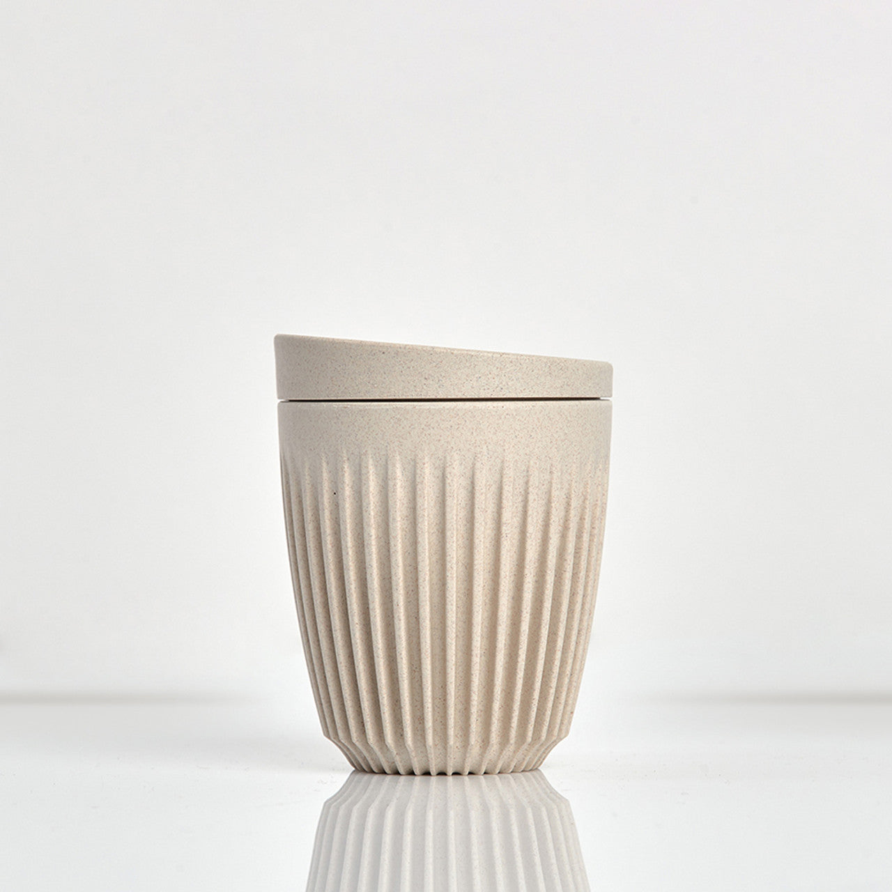 Huskee Cup Medium Creme Deksel