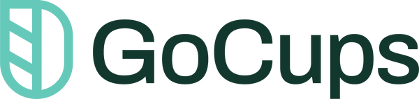 GoCups Logo Liggend Kleur