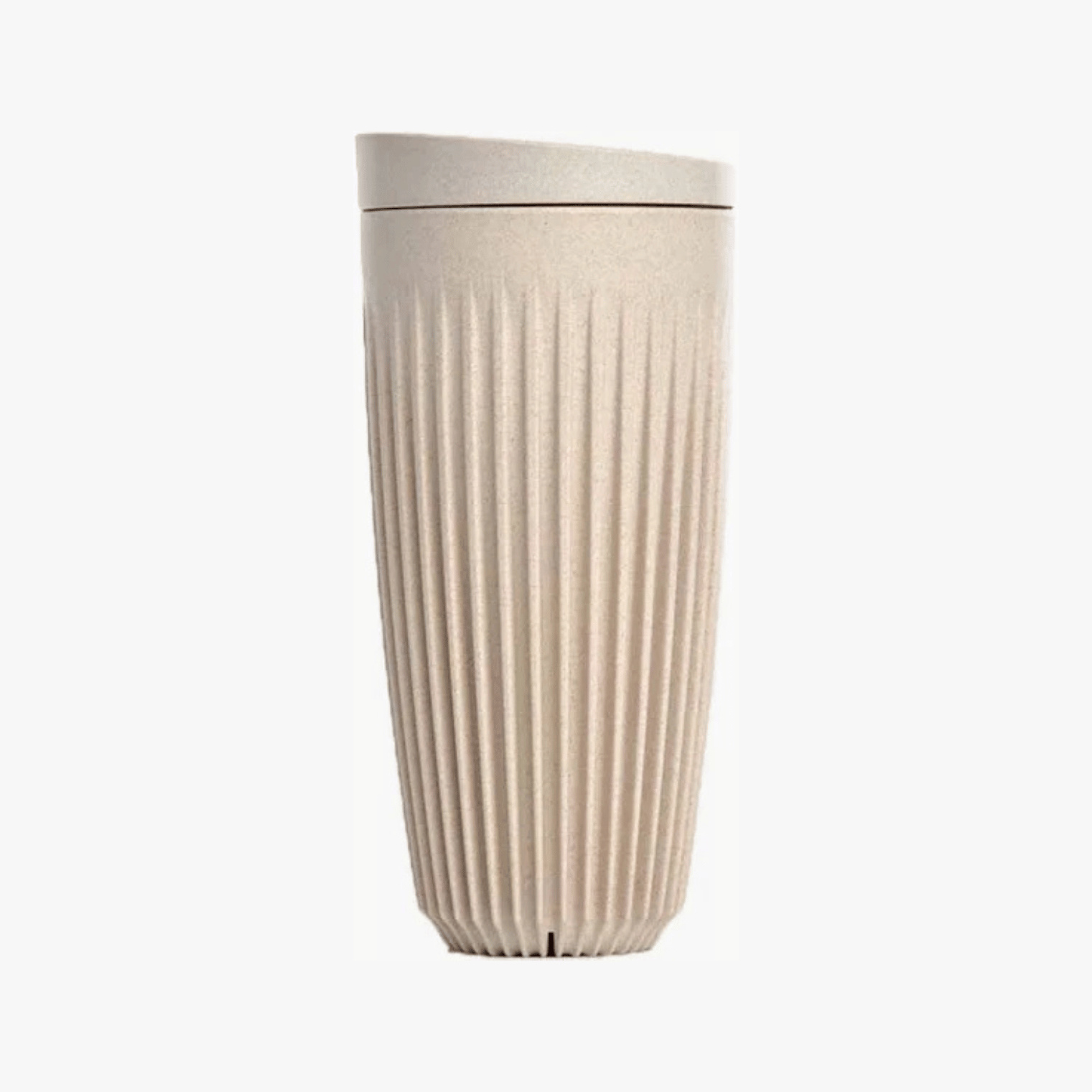 Huskee Cup XL met Deksel Creme